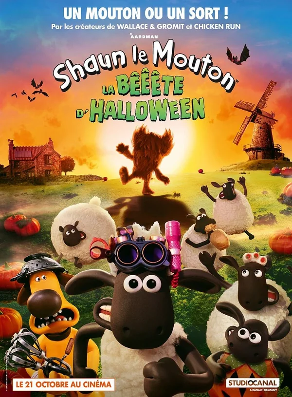 Affiche de Shaun Le Mouton La Beeete D Halloween